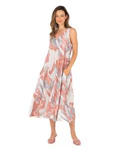 M Made in Italy Cherry Waves Dress