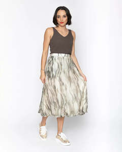 Blacklist Narla Skirt Dune Print