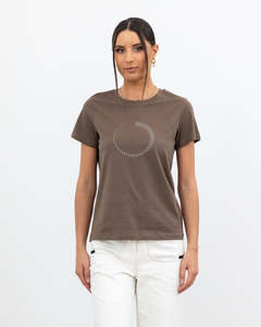 X.LAB Timer Tee Army/Black Print