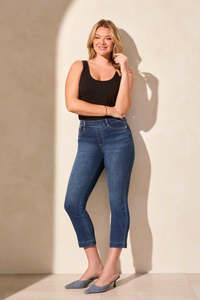 Summer: Tribal Audrey Pull on Crop Straight Jeans