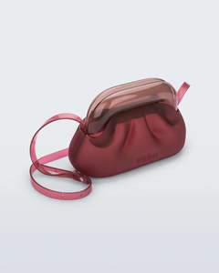 Handbags: Melissa 34464 Glass Bag Red/Brown Crossbody