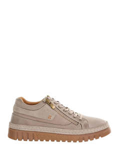 Cabello Wren Stone Leather Suede Casual Shoe