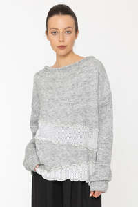 Blacklist Flor Top Grey Marl