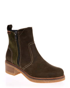 Baerchi 60300 Zebra Cactus Leather Ankle Boot