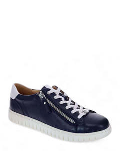 Mia Vita Luna Royal Blue Leather Sneaker