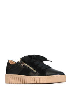 EOS Tinah Gold Marble Leather Sneaker
