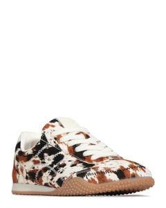 Low Back Sneakers: EOS Jessabele Texas Pony Leather Casual Sneakers