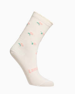All: Lamington Rosa Merino Crew Socks