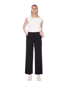 Clothing: UP Pants Light Ponte Crop Pant Black