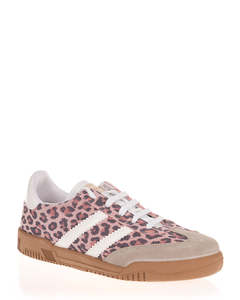 Plumaflex P35009N Rosa Leopard Low Line Leather Sneaker