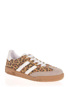 Low Back Sneakers: Plumaflex P35009N Tierra Leopard Low Line Leather Sneaker