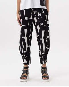 All: X.LAB Abstract Oasis Pants Black & White Print