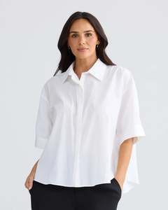 Short Sleeves: Brave & True Rachel Shirt White