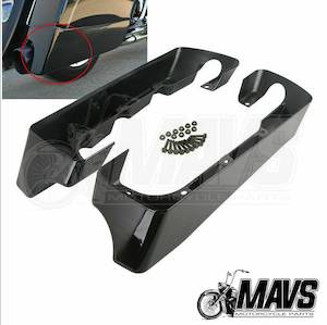 4" Hard Stretched Hard Bag Extension Fit For Harley Touring Electra Glide 94-13