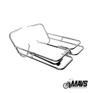 Chrome Rear Crash bars & hardbag rails for Harley Touring / Road King 1997-2008