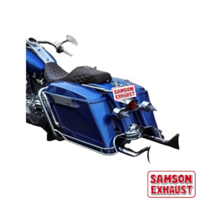 Samson Cholo Fishtails For Touring 36"-42″ Chrome 2009-2016