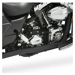 True Dual Systems: V46799 BLACK DRESSER DUALS HEADER PIPES ONLY HARLEY TOURING 95-08