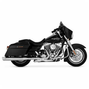 True Dual Systems: V16832 CHROME POWER DUALS HEADER PIPES ONLY HARLEY TOURING 09-16