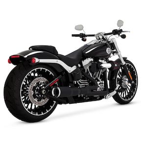 V46545 HI-OUTPUT 2:1 SHORT EXHAUST FOR 13-17 BREAKOUT 08-11 ROCKER
