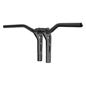 PM PHATBAR RISERS W/BARS BLK INTERNAL WIRE 9IN 0208-2195m-smb
