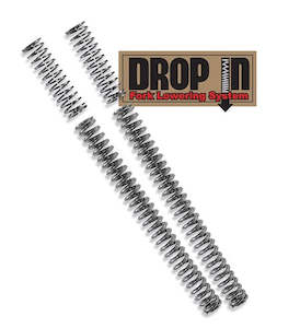 PROGRESSIVE SUSPENSION 49MM TUBES DROP-IN FORK LOWERING KIT FOR 2018-2021 FLDE, &hellip;