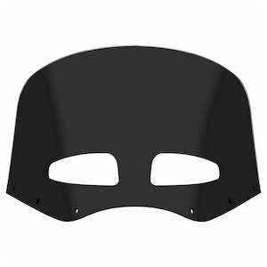 Body Parts: M/SHADES VENTED RDWARRIOR W/SHLD 11 DRK BLK SMK mep87410