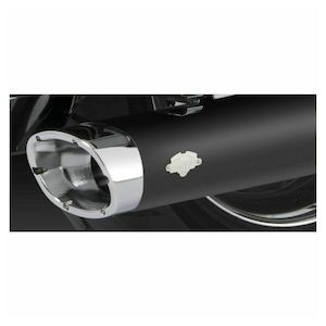 Exhausts: VANCE & HINES PIPES MONSTER OVALS BLACK v46755