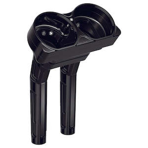 Arlen Ness: ARLEN NESS METHOD K/BACK RISER 10 BLK 263995