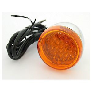 Chris: TURN SIGNAL LED CLEAR W/AMBER LENS FRT MOUNT 8500a-led