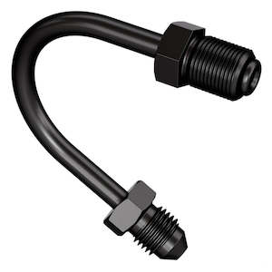 BRAKE FTG 3/8-24 IF 150 DEG BLK gr-p6150-03zbk