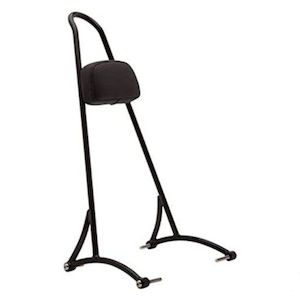 SISSY BAR BLACK LONG BURLY b13-1501b