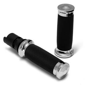 Performance Machine: PM CONTOUR GRIP SET CHROME TBW 2024-25 TOURING 0063-2105m-ch