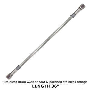 Goodridge: BRAKE LINE SS/CLEAR 36 G/RIDGE gr-30336tc-cl GR-30336TC-CL