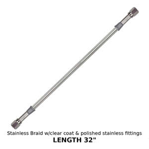 Goodridge: BRAKE LINE SS/CLEAR 32 G/RIDGE gr-30332tc-cl GR-30332TC-CL