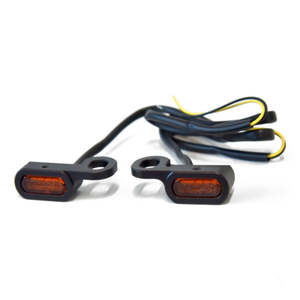 FASTLINE, BELOW BAR LED TURN SIGNAL SET. BLACK MS-577081