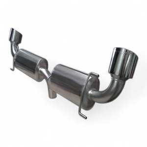 Chambered Oval: Mazda RX8 Twin Exit Muffler