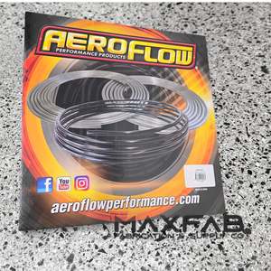 Frontpage: Aeroflow 1/2", 3/8", 5/16" Alloy Hard Line - Natural Finish