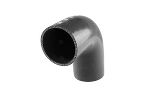 Frontpage: Turbosmart Silicon 90 Degree Reducer Elbow 2.75–3.00" (Black)