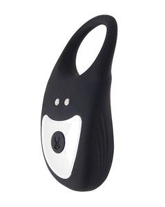 Play Thumping Pulsation Cock Ring - Black - Max Play
