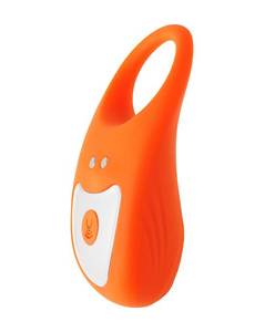 Play Thumping Pulsation Cock Ring - Orange - Max Play