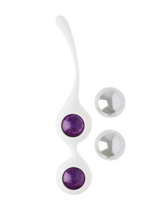 Eyden Multi Weight Kegal Balls - White/Purple - Max Play