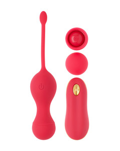 Products: Eyden Remote Controlled Kegel Trainer with Droplet Cord - Dark Pink - Max Play