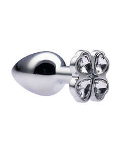 Products: Kinki Range Flower Gem Butt Plug - 7.1 cm - Small - White - Max Play