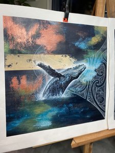 Products: Taonga Tohorā 1 PRINT - Lorna Marie Tawhiti