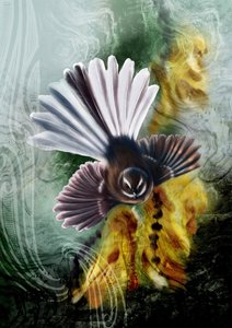 Products: Pīwakawaka/ Fantail - Lorna Marie Tawhiti