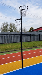 Products: Reversible Regulation Height/Kiwi Height Netball Post - Mayfield Sports