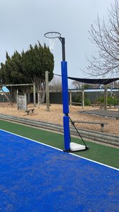 Products: Netball Posts Pads for Mobile Netball Systems - Mayfield Sports