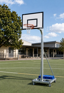 Fixed Height Freestanding Basketball Tower - Mayfield Sports