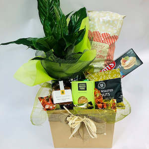 Gift Baskets: Plant & Snack Gift Box