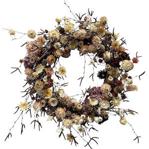 Pink Wild Garden Wreath